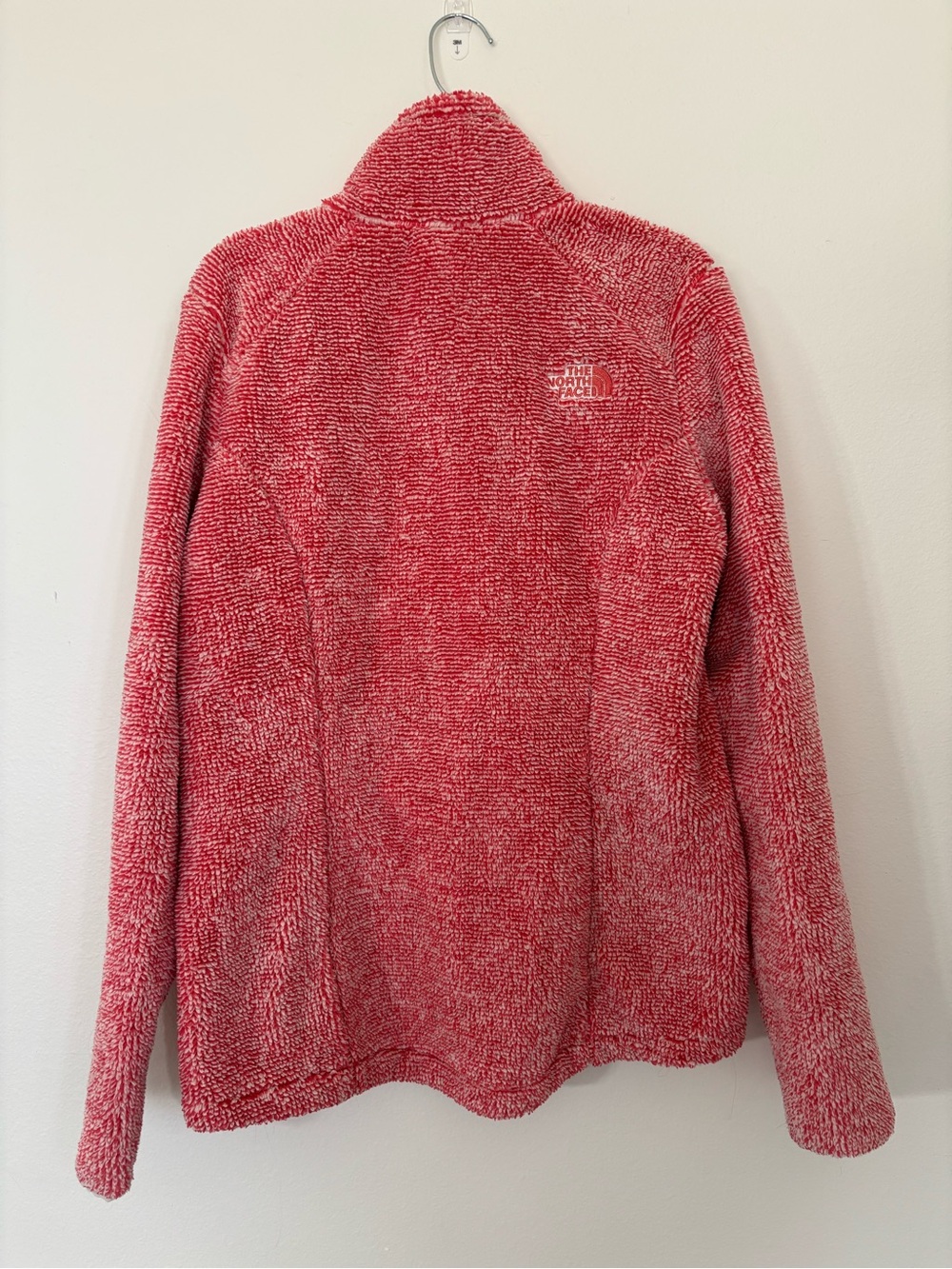 The North Face Soft Fleece Zip Up Jacket Coral Pink Women’s Size S Winter Cold - Picture 2 of 8
